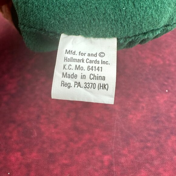 VTG HALLMARK KISSING BEARS PLUSH MISTLETOE LOVE HOLIDAY 2000, MAGNETIC, 9 " - Picture 10 of 10